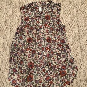H&M floral tank